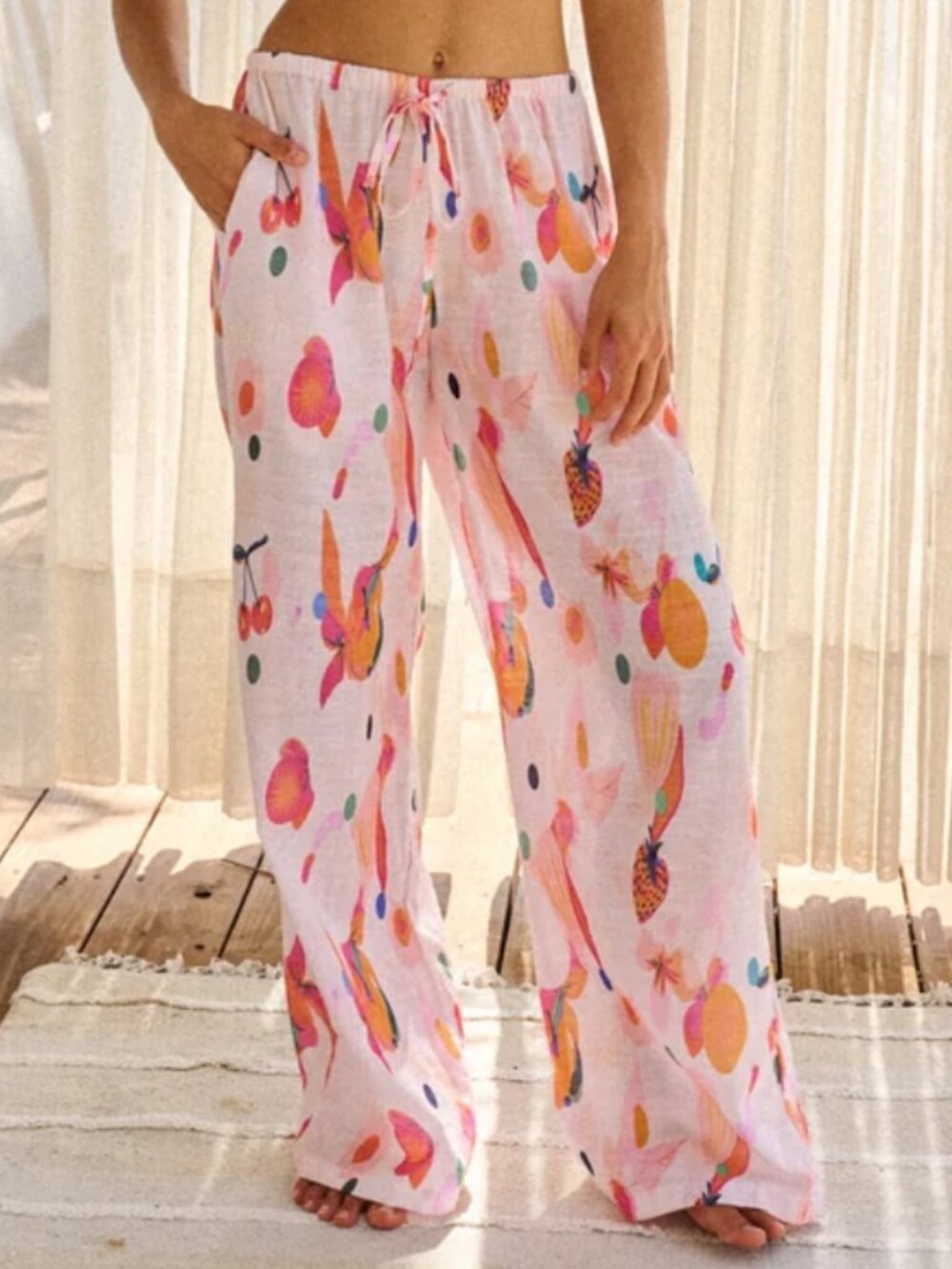 Blanco by Nature Chiara Pant in Amalfi Print
